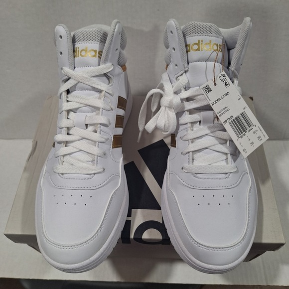 Adidas Women's Hoops 3.0 Mid Basketball Shoes Sneakers Size 8.5 New - Picture 9 of 16